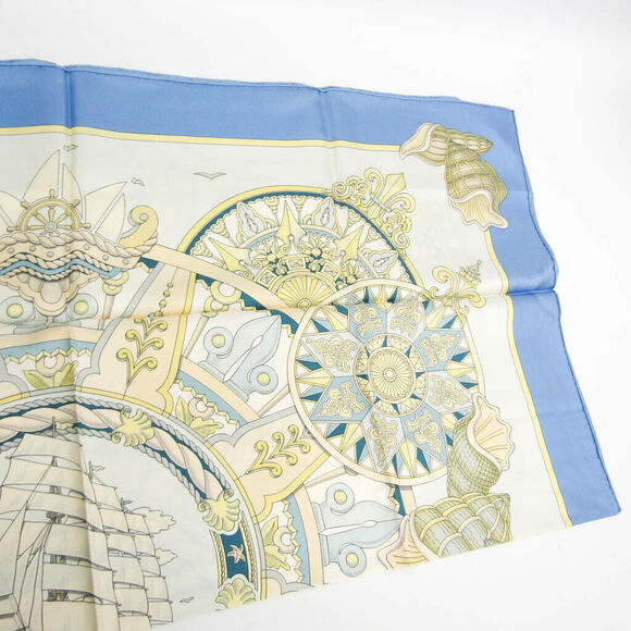 Hermes Carré 90 L Air Marin Women's #137150H29B - Picture 3 of 10